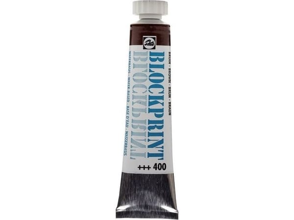 Talens Blockprint muste ruskea 20 ml