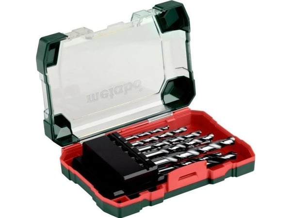 Metabo - Spissett for skrutrekker - 13 deler - 5 mm, 6 mm, 8 mm, 4 mm - cylindrical