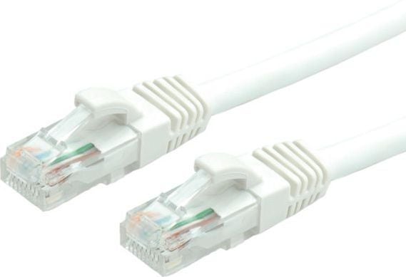 Verdi UTP-kabel Cat.6, halogenfri, hvit, 1,5 m, Hvid, 100 ohm (O), 1,5 mm (0,0591")