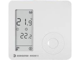 Euroster trådløs temperaturregulator Euroster E4020TXC6 4020TXC6 hvit Euroster trådløs temperaturregulator Euroster E4020TXC6 4020TXC6 hvit