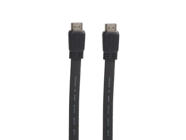 Connectech Good Quality - High Speed - HDMI-kabel med Ethernet - HDMI hann til HDMI hann - 10 m - flat