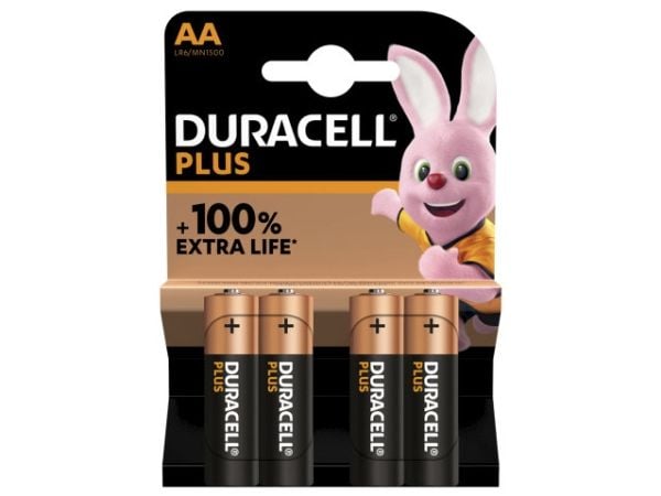 Duracell Plus Power MN1500 - Batteri 4 x AA-type - Alkalisk