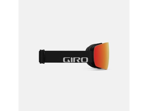 Giro Contour RS Vivid, Unisex, Sylindrisk (flat) linse, Sort, Rød, En Størrelse