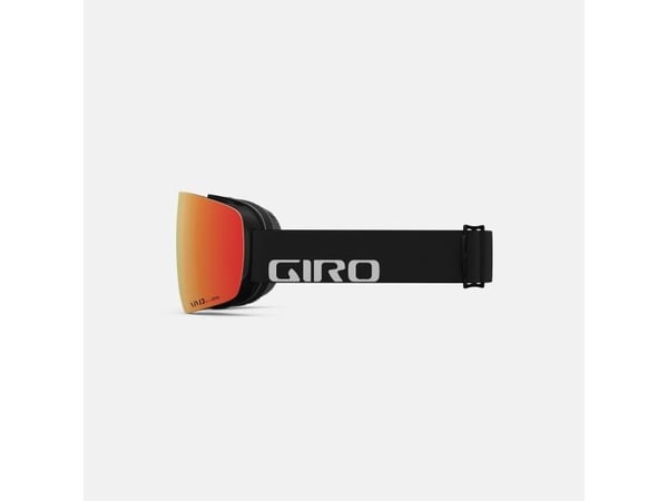 Giro Contour RS Vivid, Unisex, Sylindrisk (flat) linse, Sort, Rød, En Størrelse
