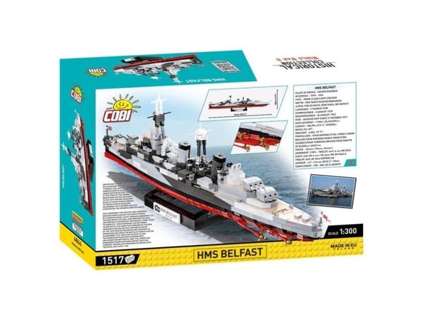 COBI HMS Belfast, Byggsats, 10 År, 1517 styck