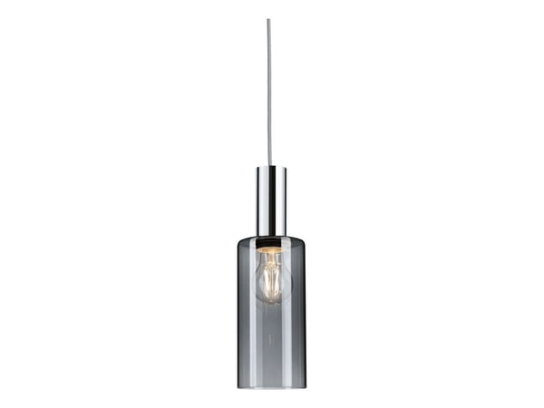 Paulmann 95607, Kjøkken, Restaurant, Innendørs, Lysegrå, Glass, Cylinder, Taklampe
