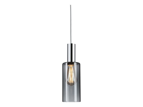 Paulmann 95607, Kjøkken, Restaurant, Innendørs, Lysegrå, Glass, Cylinder, Taklampe