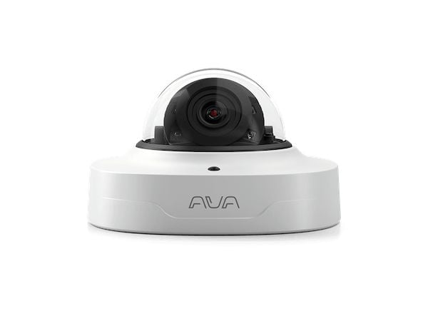 Ava Compact Dome - Nätverksövervakningskamera - kupol - inomhusbruk - färg (Dag&Natt) - 5 MP - 2688 x 1944 - fast lins - ljud - GbE - H.264, H.265,...