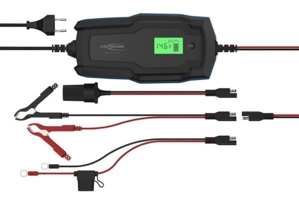 Ansmann 1001-0146, 6 - 14 V, Tyyppi C (Europistoke), 2,8 kW, 10 A, 230 V, Ylivaraus, Oikosulku