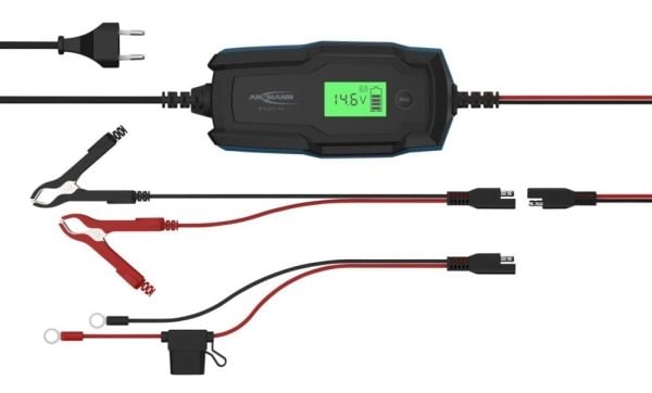 Ansmann 1001-0144, 6 - 14 V, Tyyppi C (Europistoke), 4 A, 230 V, Ylivaraus, Oikosulku, IP65