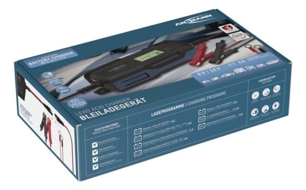 Ansmann 1001-0144, 6 - 14 V, Tyyppi C (Europistoke), 4 A, 230 V, Ylivaraus, Oikosulku, IP65