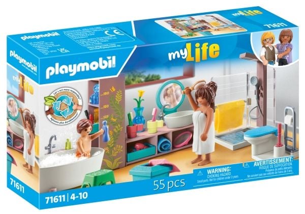 Playmobil Rinkinys figur My Life 71611 Łazienka