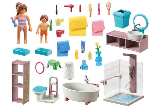 Playmobil Rinkinys figur My Life 71611 Łazienka
