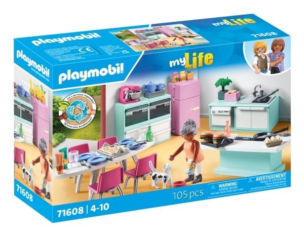 Playmobil My Life 71608, Kjøkken, My Life, 4 år, Flerfarget, Plast