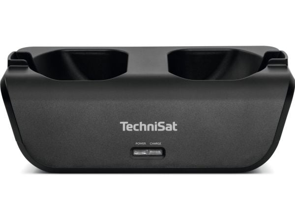 TechniSat StereoMan 2, Trådløs, Musikk, 450 g, Hodesett, Svart, Sølv