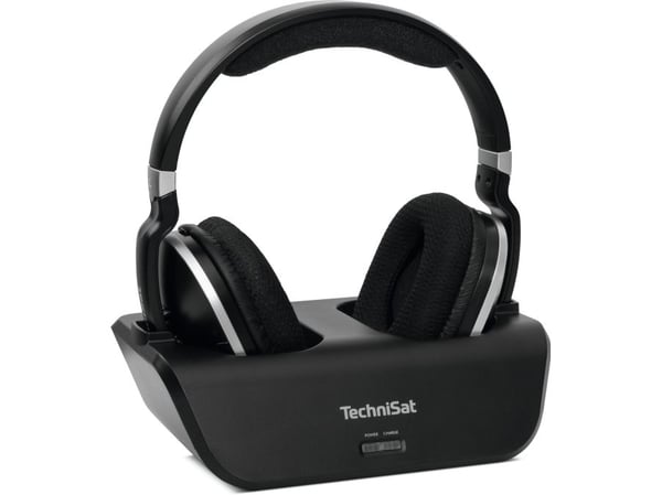 TechniSat StereoMan 2, Trådløs, Musikk, 450 g, Hodesett, Svart, Sølv