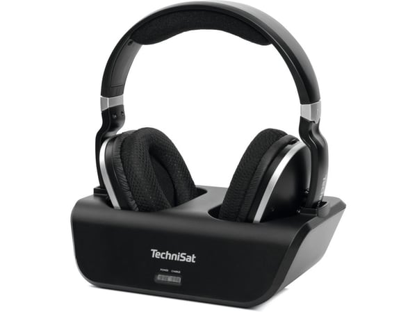 TechniSat StereoMan 2, Trådløs, Musikk, 450 g, Hodesett, Svart, Sølv