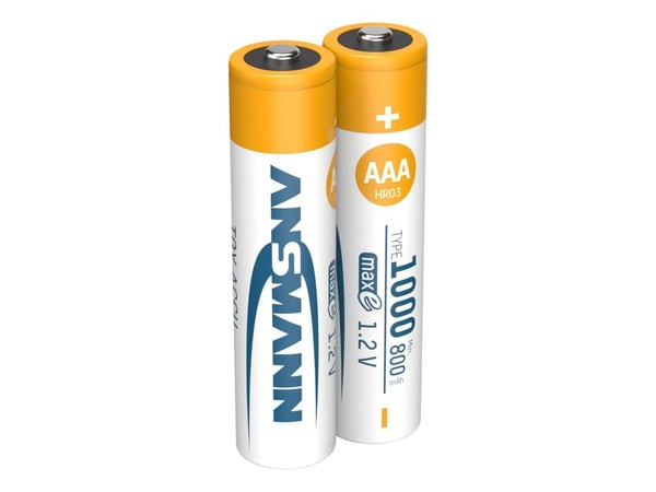 Ansmann 1311-0029, Batteri, Hvit, Gul