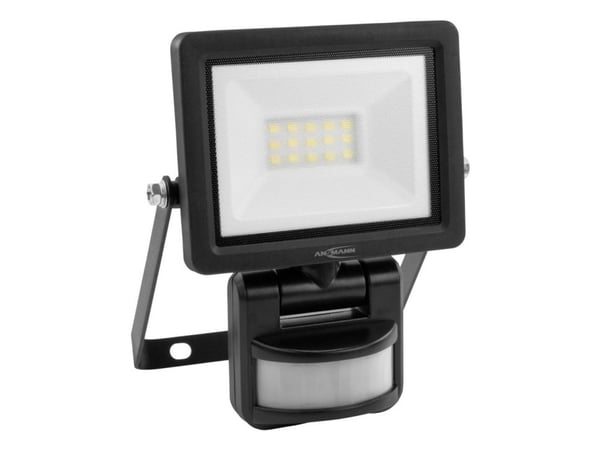 Ansmann WFL10W-S, 10 W, LED, IP65, Sort, Wall mount work light