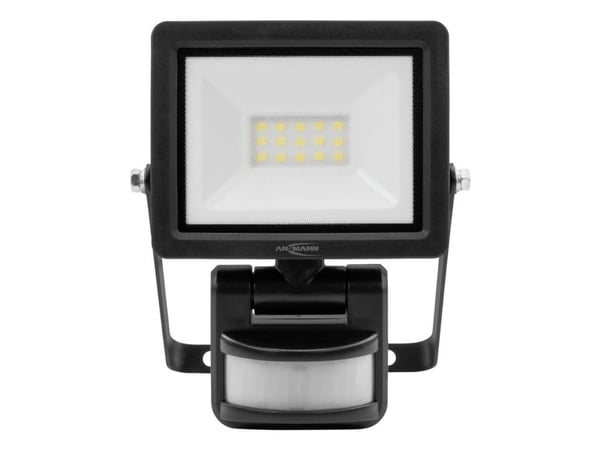 Ansmann WFL10W-S, 10 W, LED, IP65, Sort, Wall mount work light