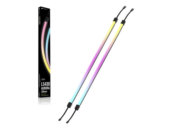 CORSAIR LS430 Aurora RGB - Belysningssett - svart - 430 mm