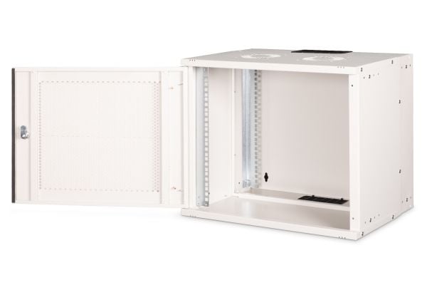 Digitus SOHO PRO Series - Skap - 540x400 mm (WxD) - veggmonterbar - RAL 7035, lysegrå - 9U - 19"