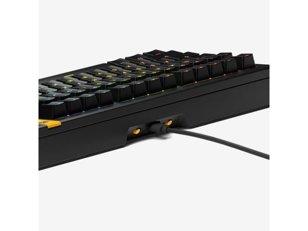 Glorious Gaming GMMK 3 HE 75% Prebuilt, Koblet med ledninger (ikke trådløs), USB, Mekanisk nøkkelbryter, QWERTY, RGB LED, Svart