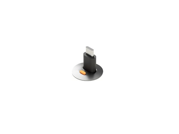 Ochno O-POS-LED-AL-1, USB C, alumiini, harmaa, LED, tila, 41 g, 1 kpl