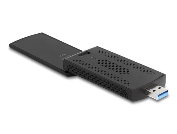 Delock - Nettverksadapter - USB 3.0 - Wi-Fi 6E - svart