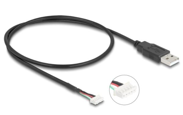 Delock USB 2.0 tilkoblingskabel for 5 pins kameramoduler 0,6 m