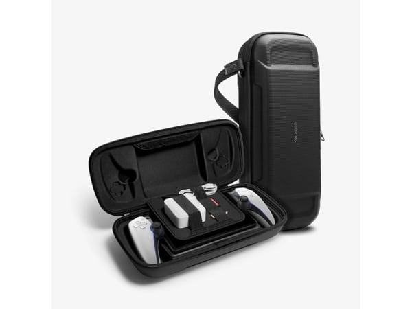 Spigen PlayStation Portal Case, Veske beholder, Sony, Svart, Polyuretan (PU), PlayStation Portal, 345,4 mm