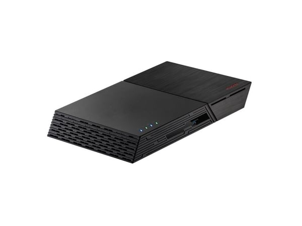 Asustor Flashstor 6 Gen2 FS6806X 6-väyläinen NAS-tiedostopalvelin, AMD Ryzen V3C14 Neljä ydintä 2,3 GHz, 8 Gt DDR5, 6 x M.2 NVMe, 1x 10 GbE, 2 x US...