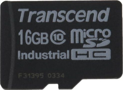 Transcend Industrial Temp SD100I - Flash-minneskort - 16 GB - Class 10 - microSD