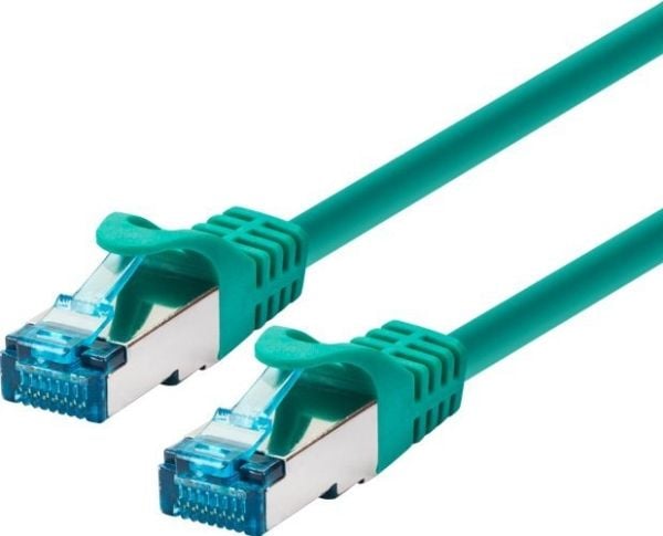 LOGON TCR55SS003G, 0,3 m, Cat5e, SF/UTP (S-FTP), RJ-45, RJ-45, Grønn