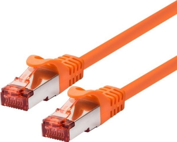 LOGON TCF66F150O, 15 m, Cat6a, F/UTP (FTP), RJ-45, RJ-45, Oransje