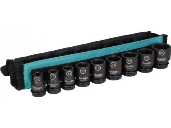 Makita bitssats 9 deler 1/2'' x 38-42 mm E-16617 (Sukimo antgaliu komplektas)