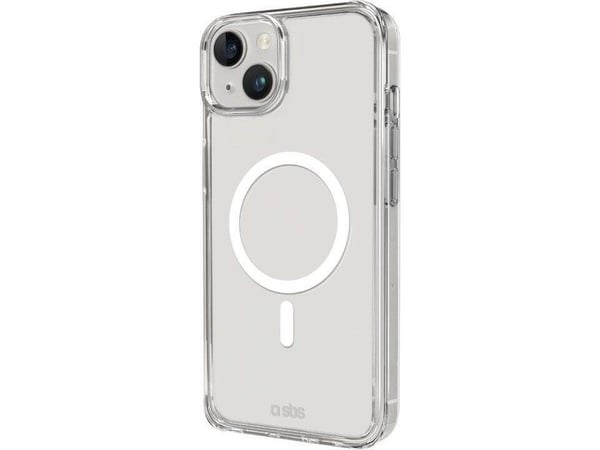 SBS TELIGMAGIP1567T, Suojus, Apple, iPhone 15 Plus/14 Plus, 17 cm (6.7"), Läpinäkyvä