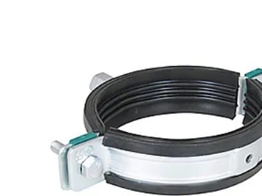 Walraven HD1501 rørb 315-325mm - BUP Svær 2-skrue rørbøjle med EPDM og 1/2'' gevind