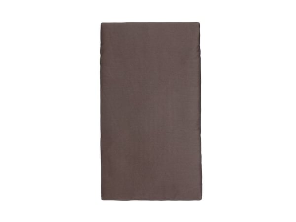 Domoletti laken med strikk Sateen 140x200+25 taupe