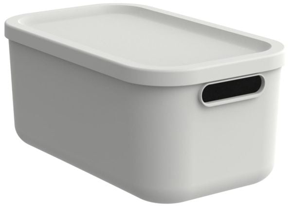Oppbevaringsboks Rotho Albula, 12 l, hvit, 39,5x23,5x17,7 cm