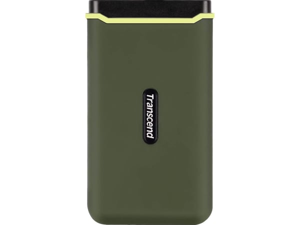 Transcend ESD380C - SSD - 4 TB - ekstern (bærbar) - USB 3.2 Gen 2x2 - militærgrønn