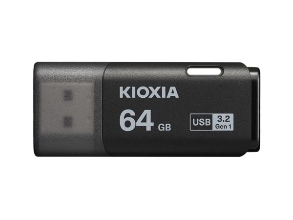 Kioxia LU301K064GG4, 64 GB, USB Type-A, 3.2 Gen 1 (3.1 Gen 1), Keps, 8 g, Svart