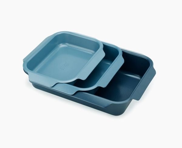 Joseph Joseph Nest, Rektangulär, Stål, Blå