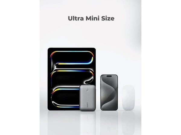 AUKEY PB-Y57, 20000 mAh, litium, harmaa