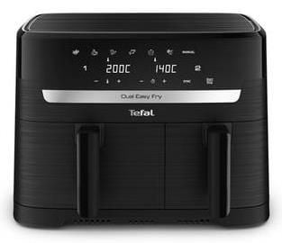 Tefal Easy Fry EY901N, Varmluftsfritös, 8,3 l, Dubbel, Svart, Röra, Fristående