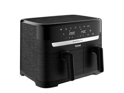 Tefal Easy Fry EY901N, Varmluftsfrityr, 8,3 l, Dobbel, Svart, Berøringskontroll, Enkeltstående