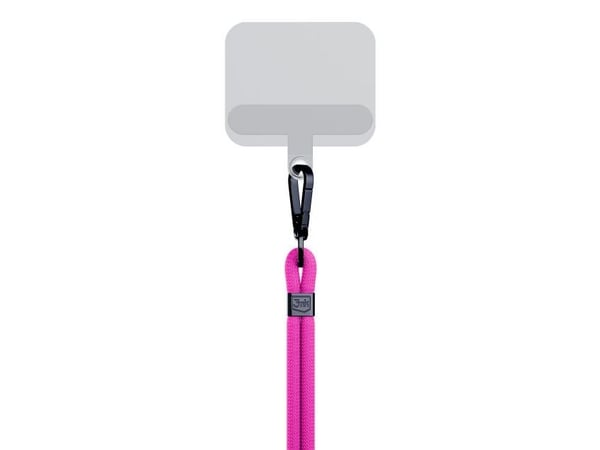 Smycz do phone - 3mk EasyClip - Róż (czarny)