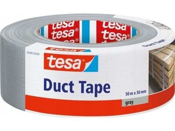 Tesa DUCT reparasjonstape 50 m x 50 mm sølv
