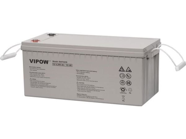 Vipow gelbatteri 12V 200Ah Vipow