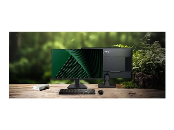 MSI PRO MP245G - LCD-skjerm - 24" (23.8" synlig) - 1920 x 1080 Full HD (1080p) @ 100 Hz - 300 cd/m² - 1000:1 - 1 ms - HDMI, VGA, DisplayPort - høyt...